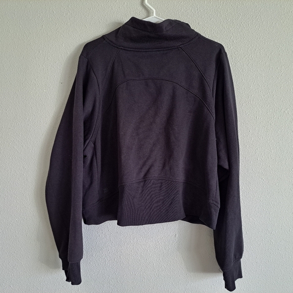 NWOT Fleece half zip pullover XXL BLACK - Picture 3 of 4